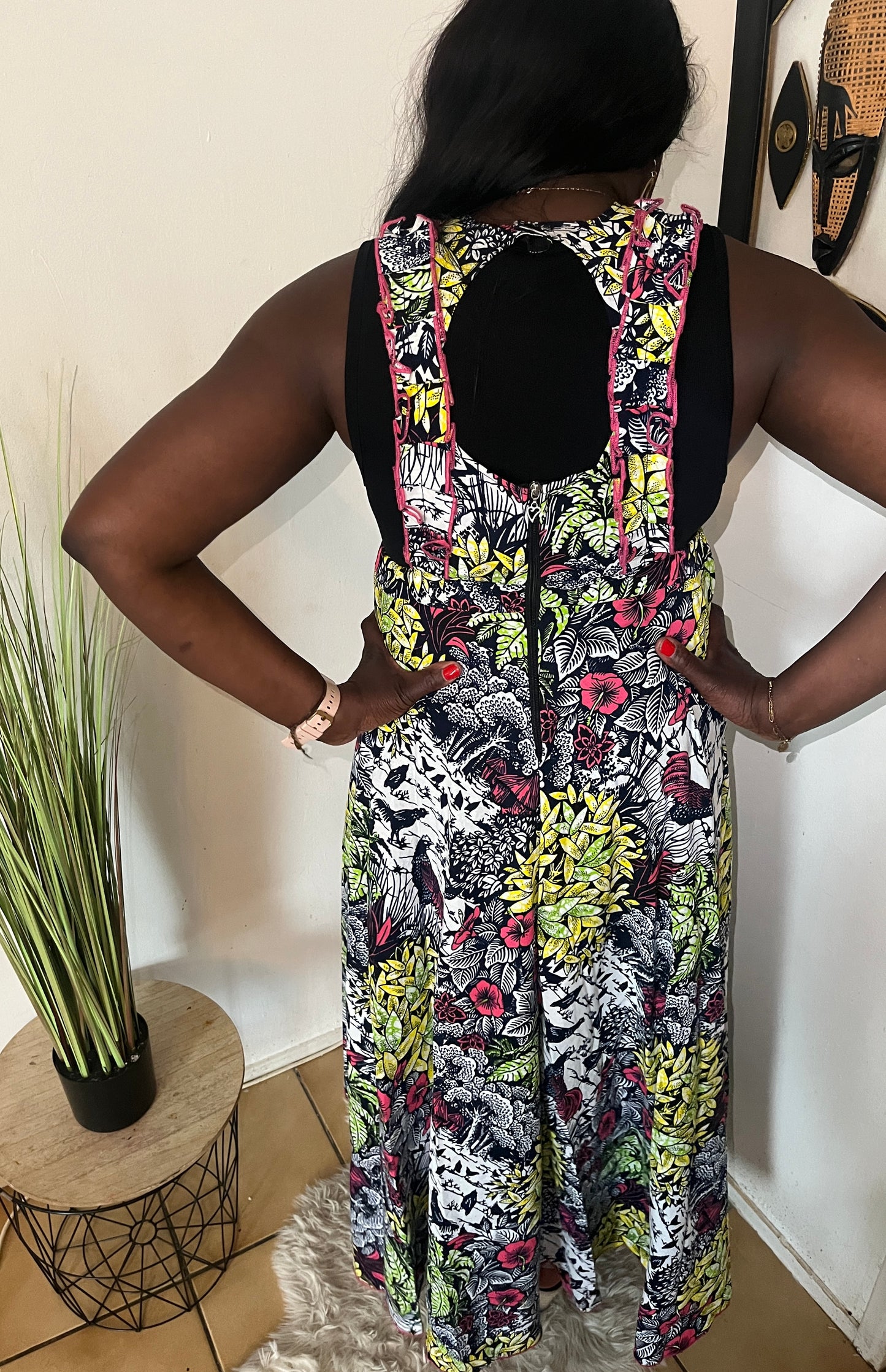 ROBE LONGUE EN PAGNE WAX