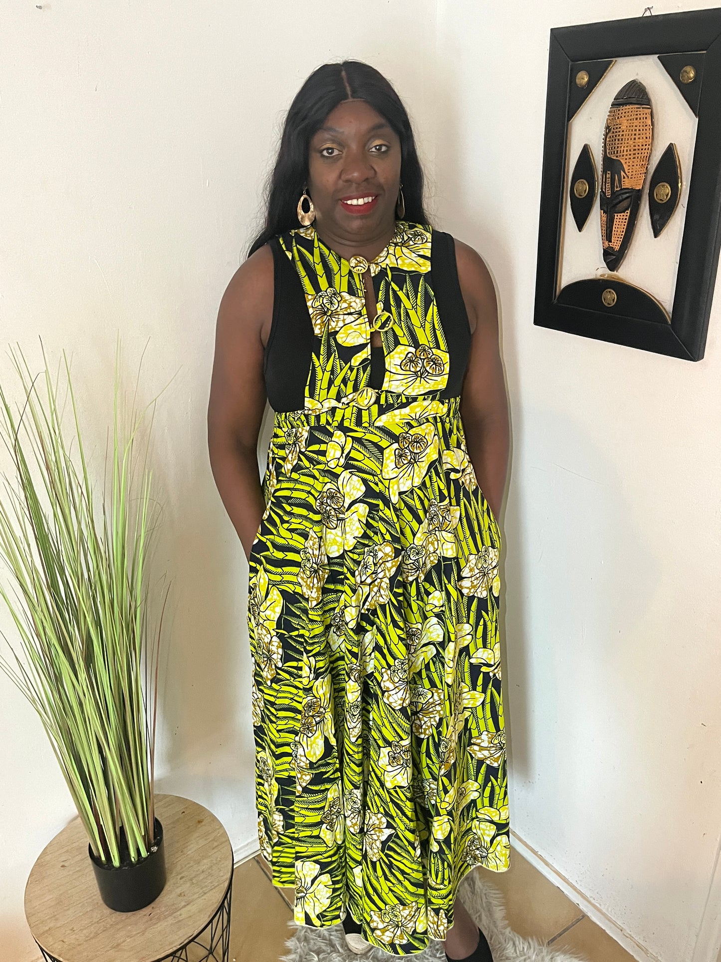 ROBE LONGUE EN PAGNE WAX