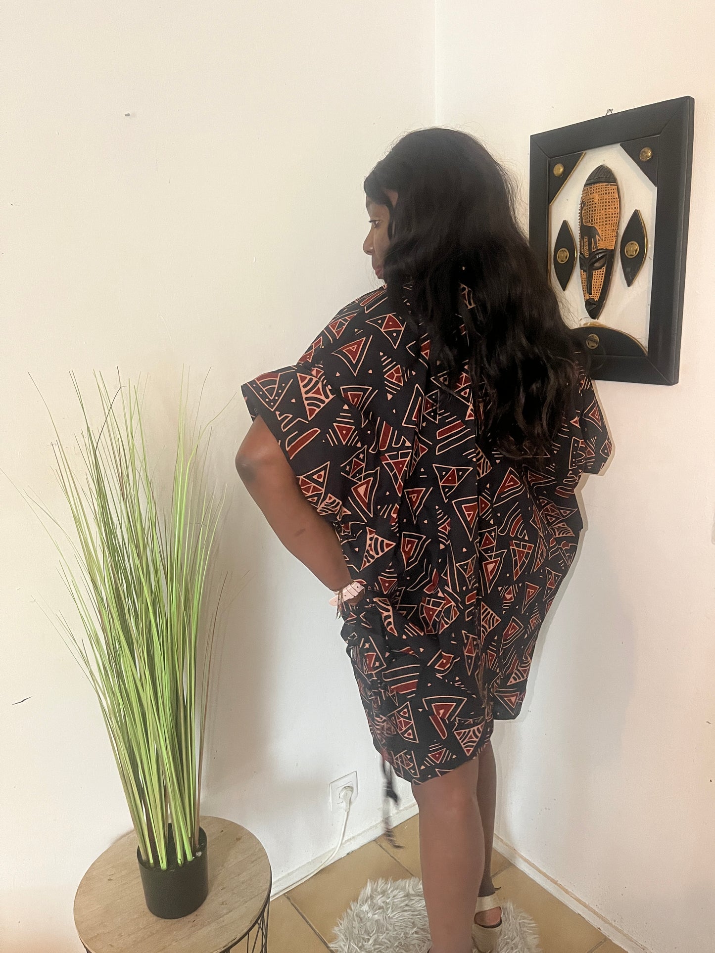 ENSEMBLE SHORT ET KIMONO