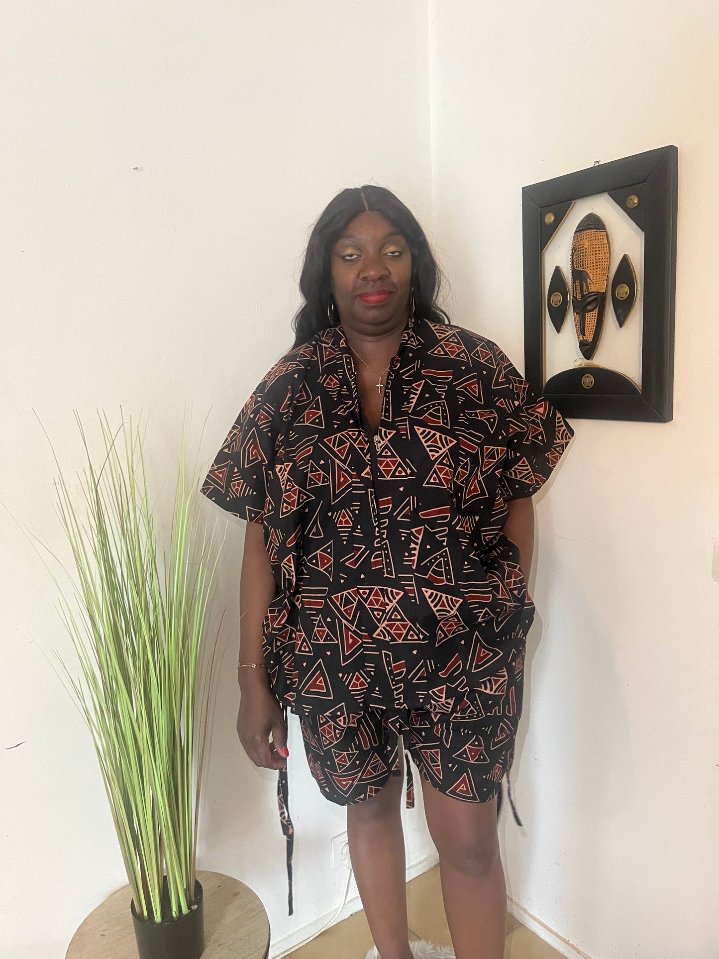 ENSEMBLE SHORT ET KIMONO