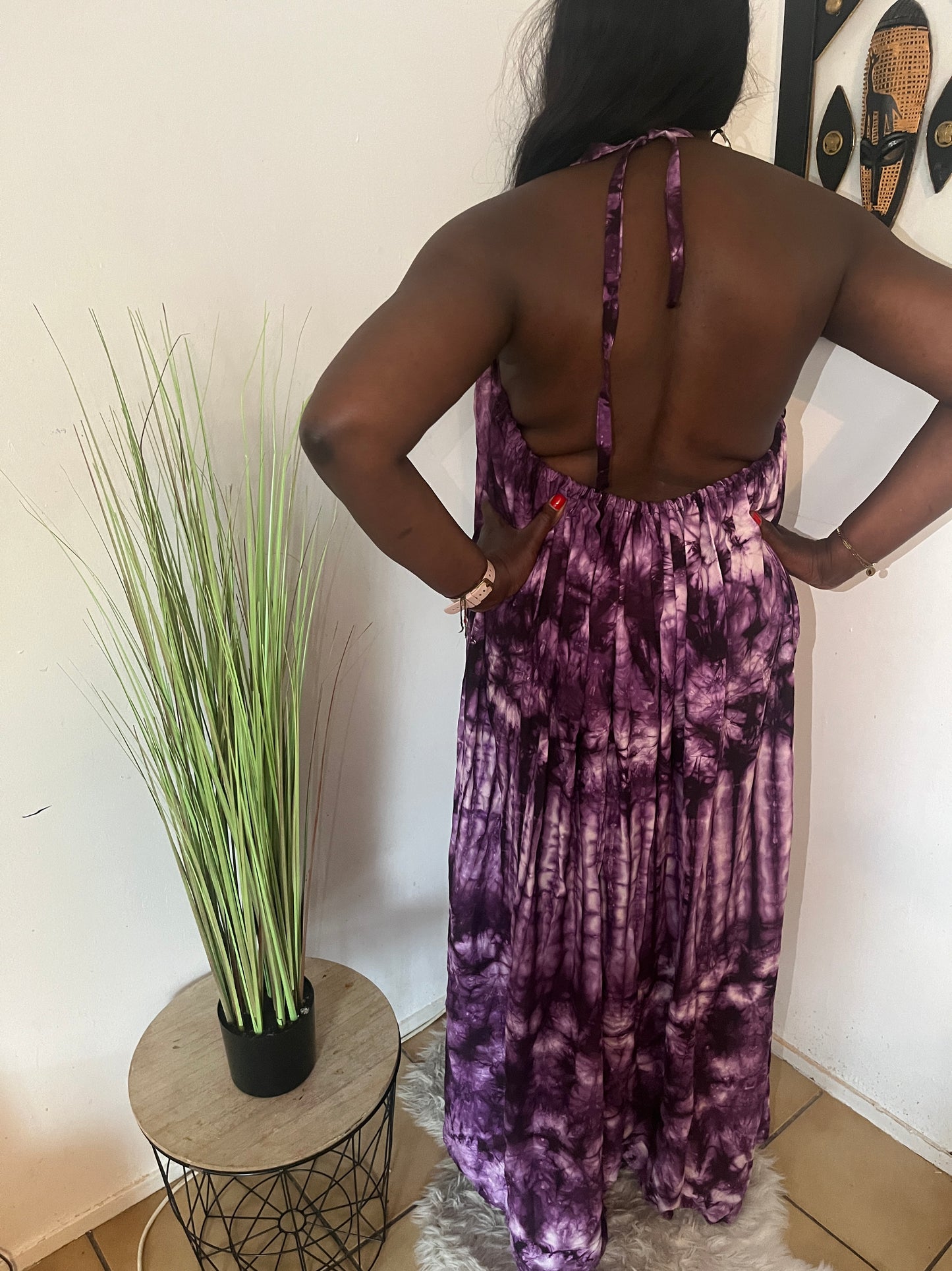 ROBE LONGUE EN PAGENKOKO DONDA