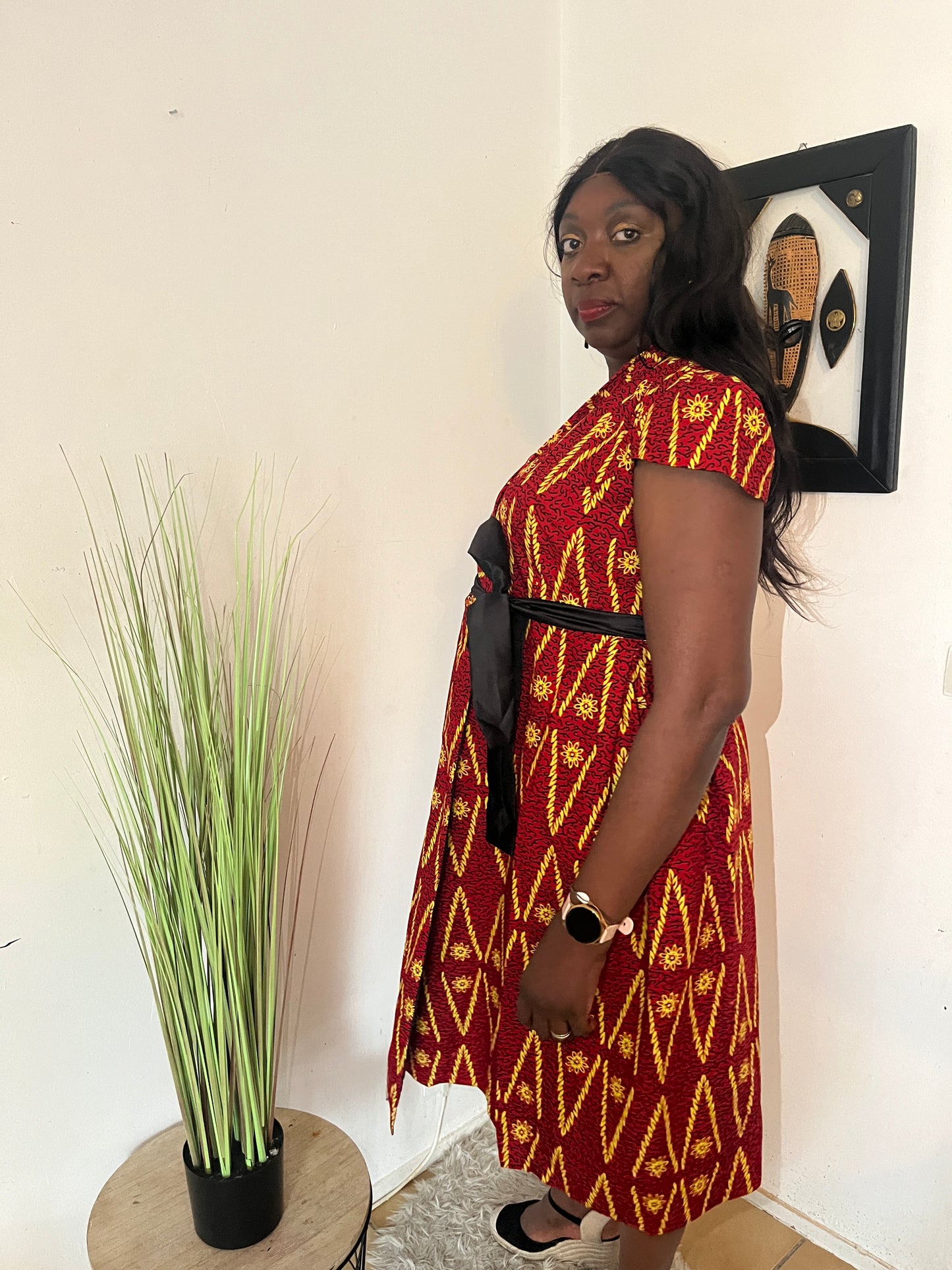 ROBE CROISEE EN PAGNE WAX