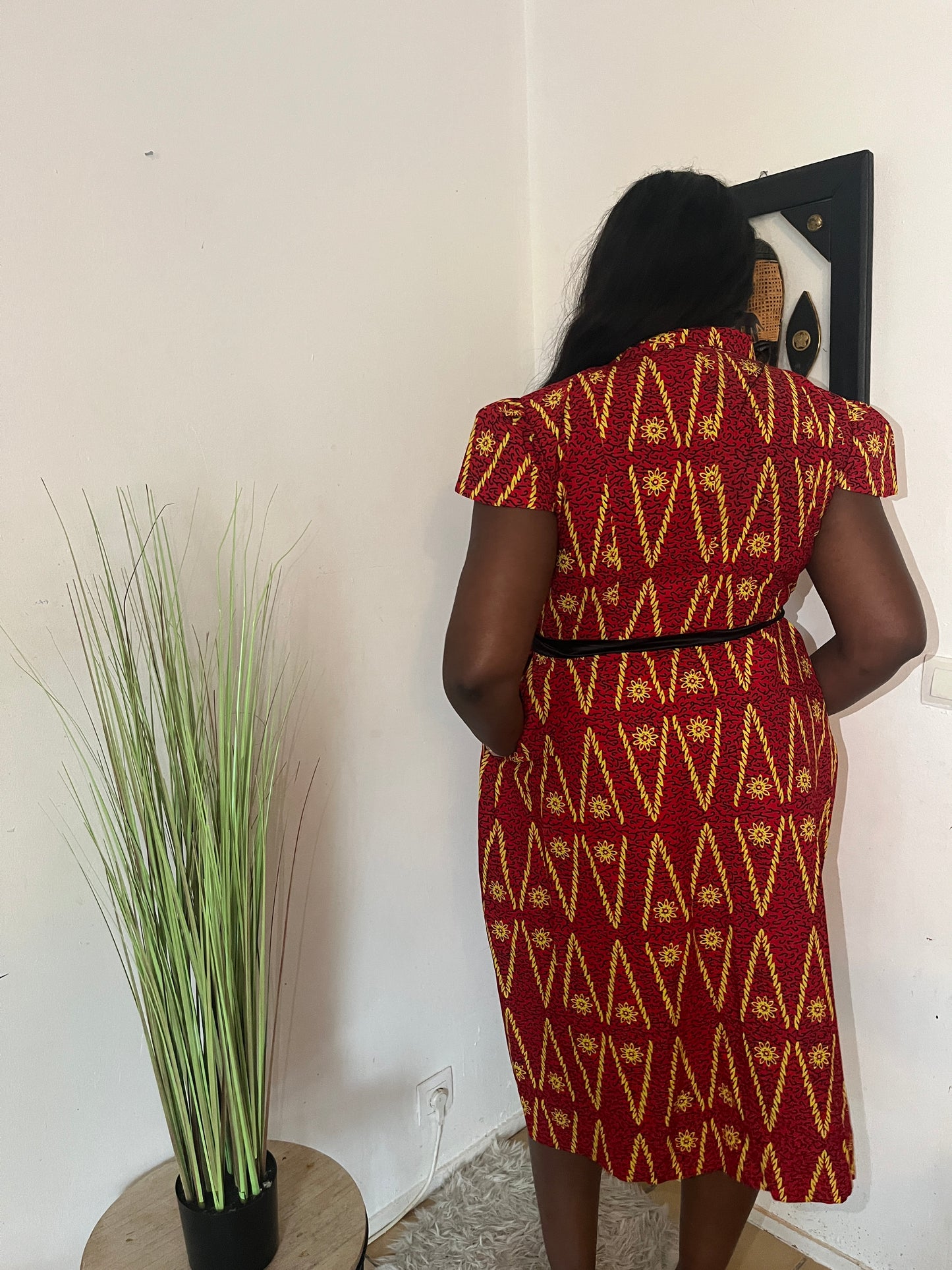 ROBE CROISEE EN PAGNE WAX