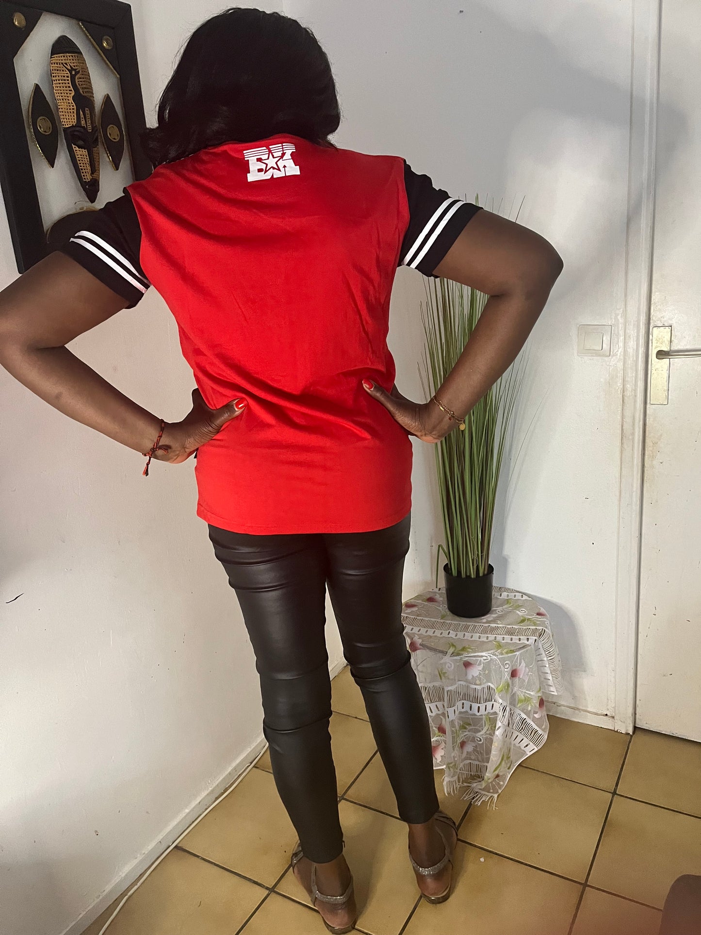 T-SHIRT MANCHE COURTE ROUGE