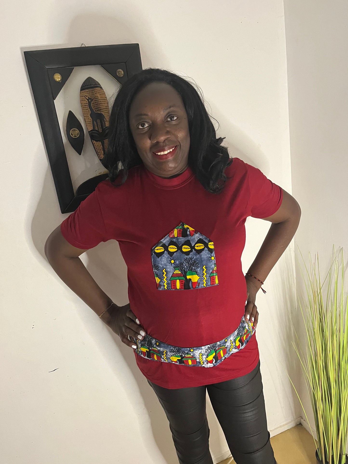 T-SHIRT MANCHE COURTE ROUGE