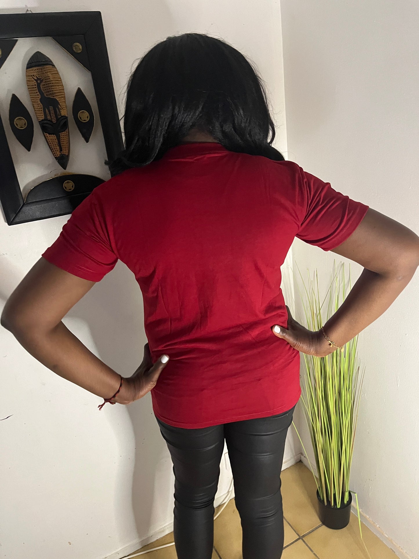 T-SHIRT MANCHE COURTE ROUGE