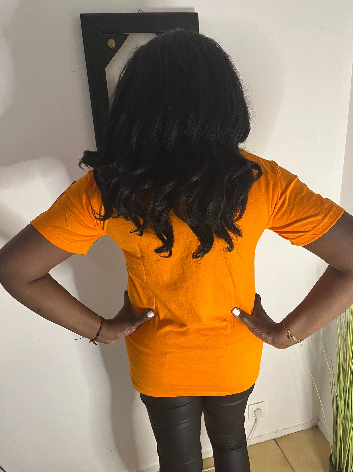 T-SHIRT MANCHE COURTE ORANGE