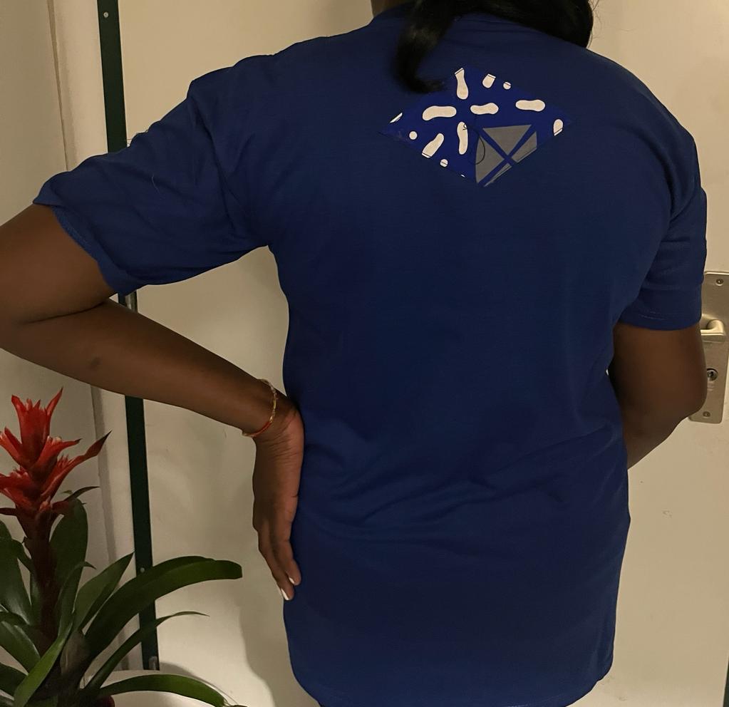 T-SHIRT MANCHE COURTE BLEU