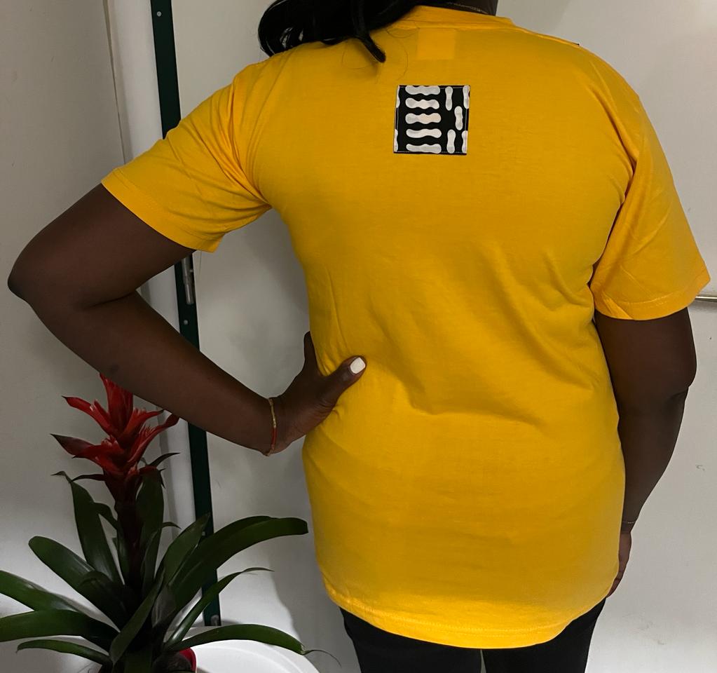 T-SHIRT MANCHE COURTE JAUNE