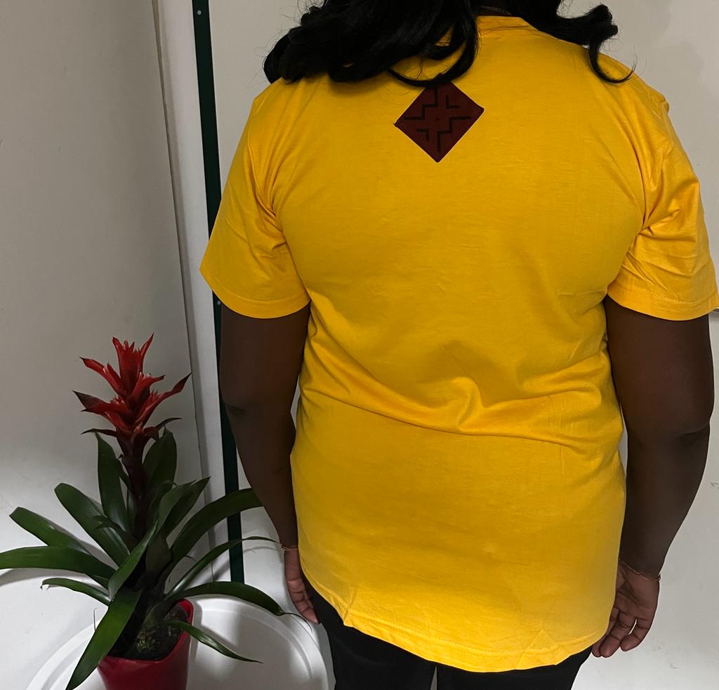 T-SHIRT MANCHE COURTE JAUNE