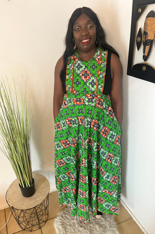 ROBE LONGUE EN PAGNE WAX