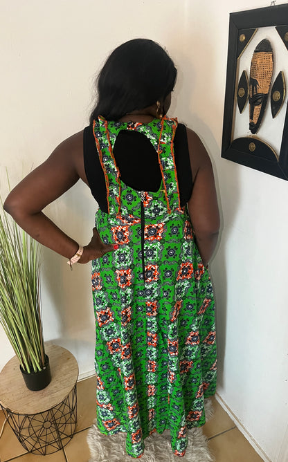 ROBE LONGUE EN PAGNE WAX