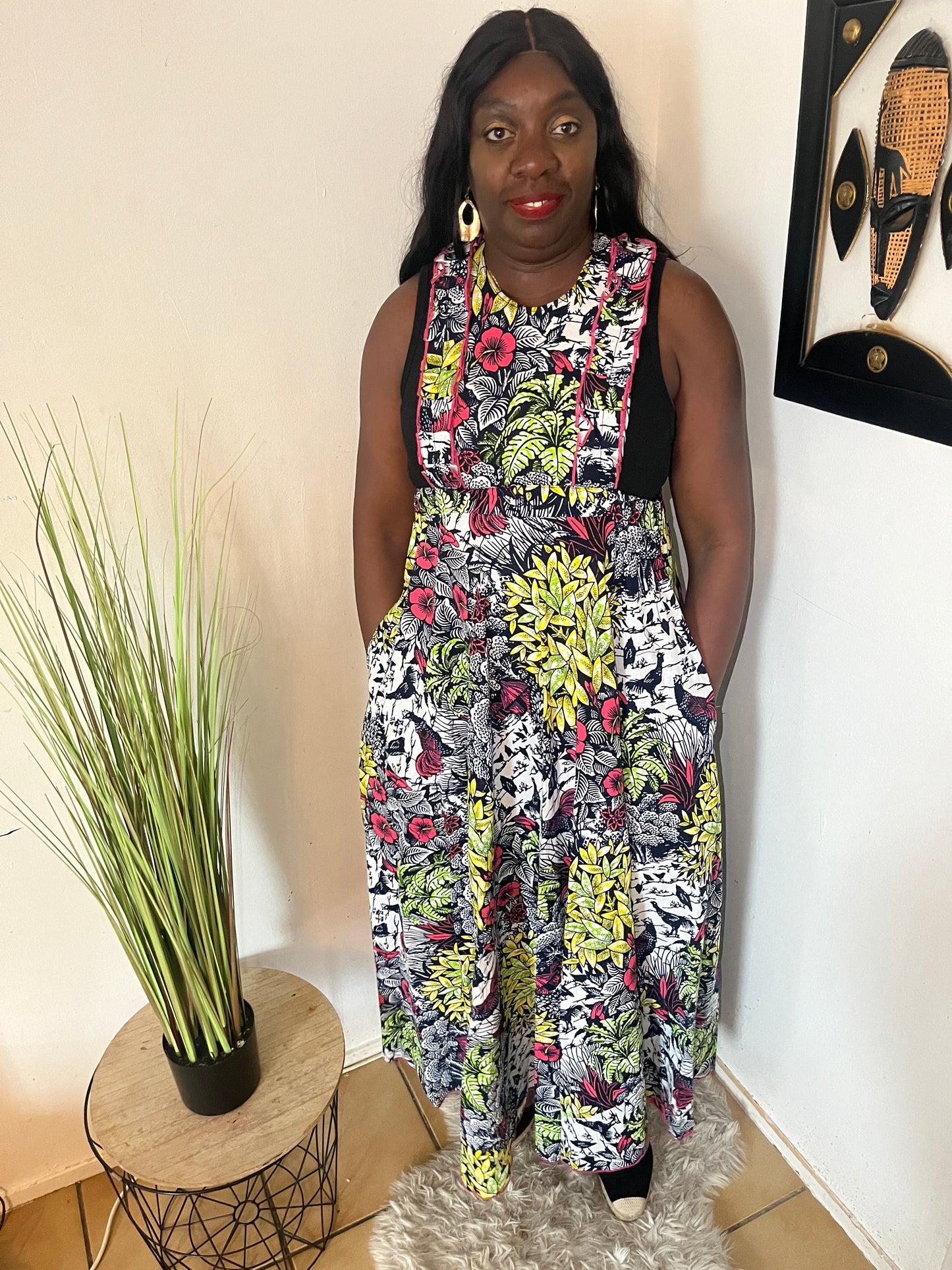 ROBE LONGUE EN PAGNE WAX