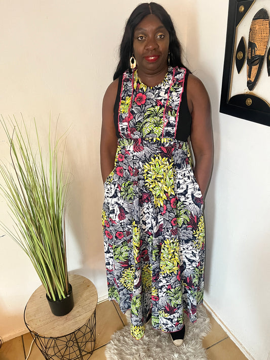 ROBE LONGUE EN PAGNE WAX