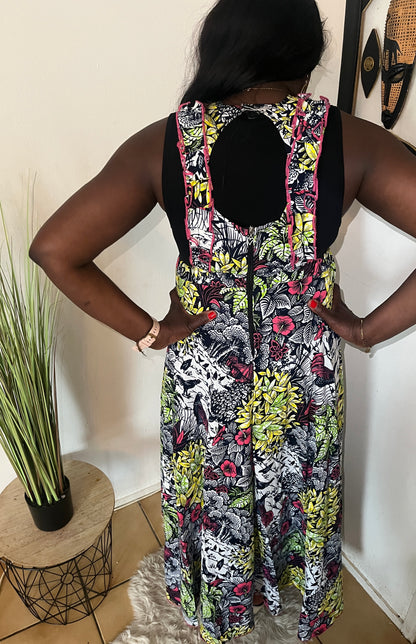 ROBE LONGUE EN PAGNE WAX