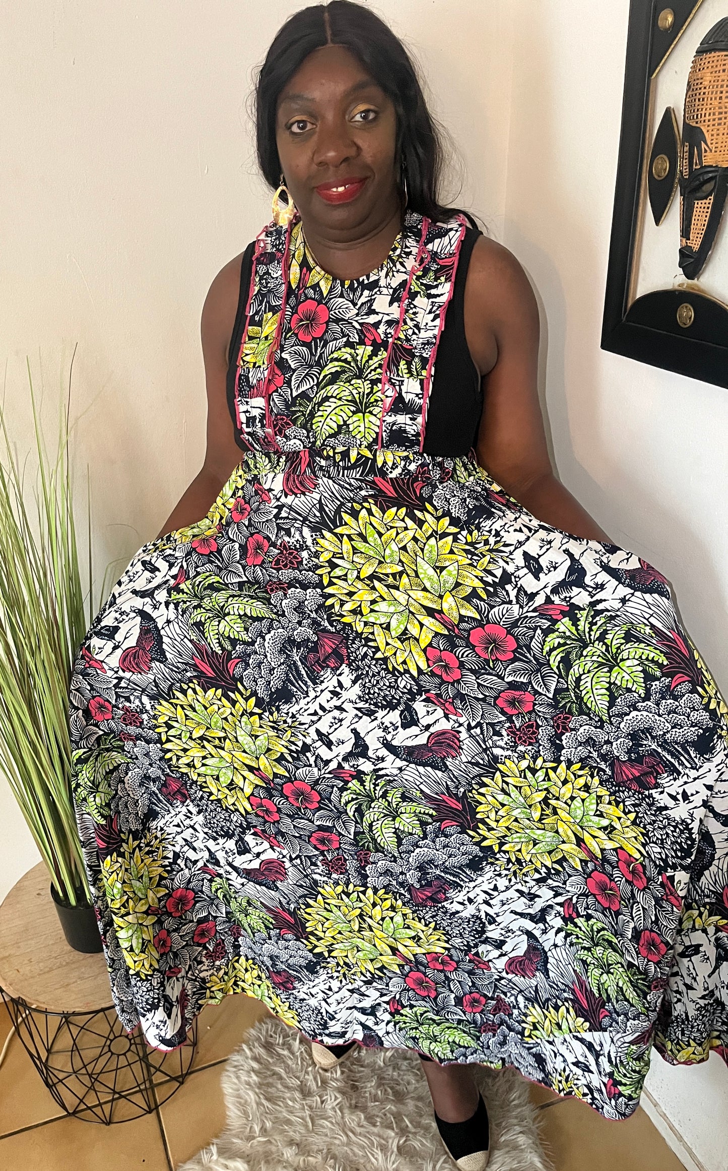 ROBE LONGUE EN PAGNE WAX