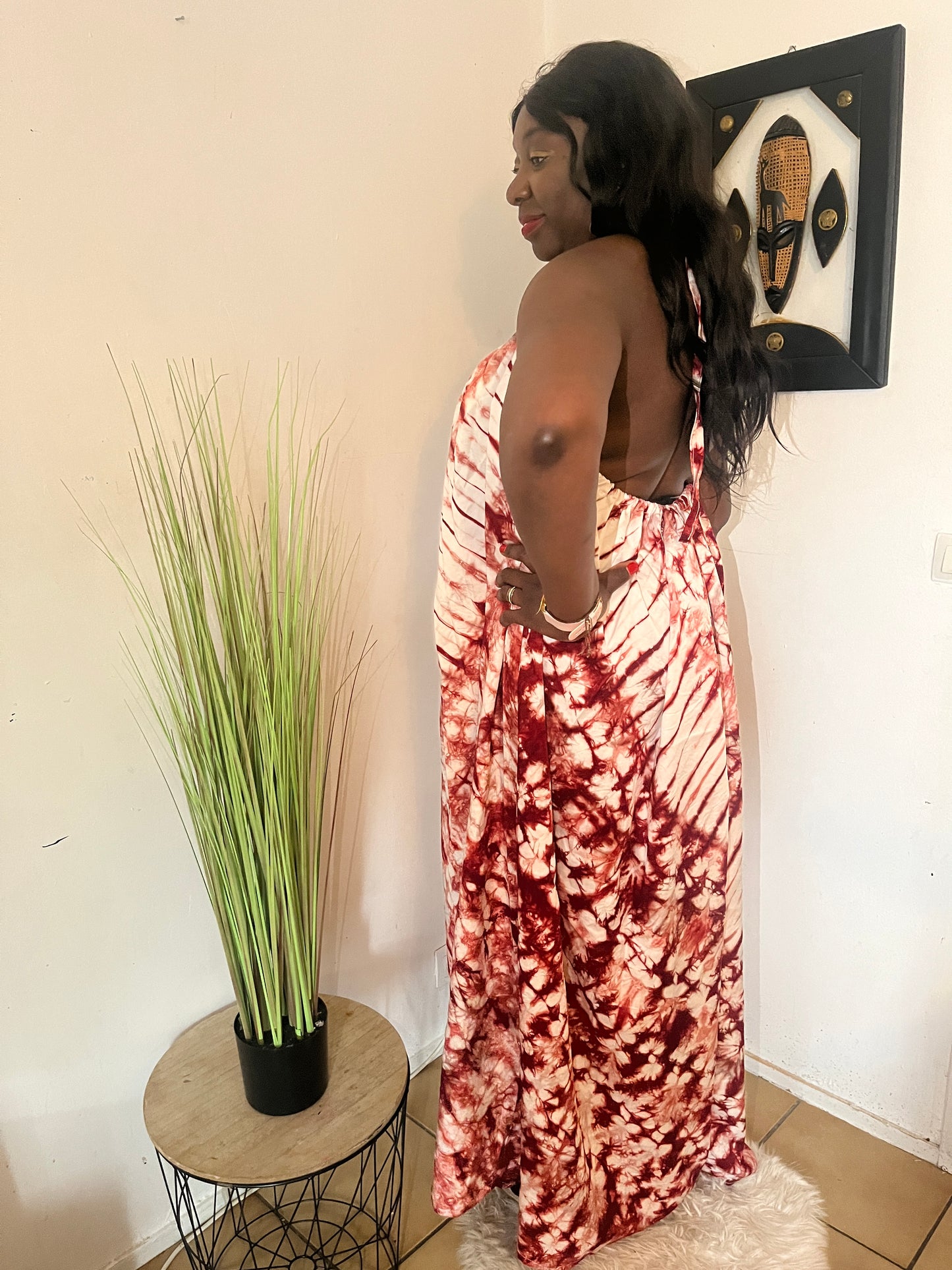 ROBE LONGUE EN PAGNE KOKO DONDA