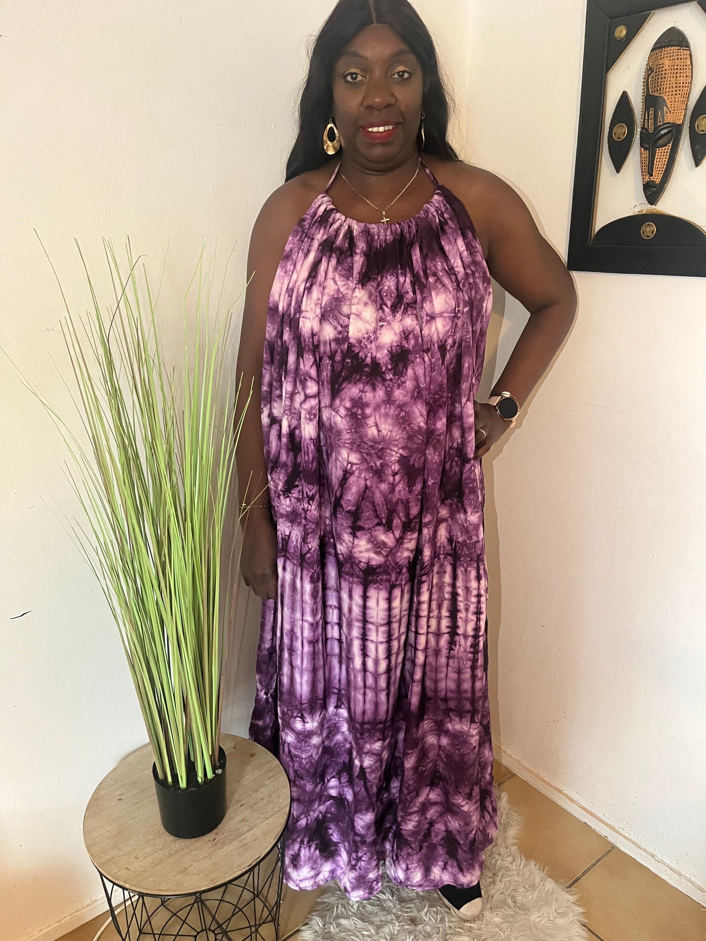 ROBE LONGUE EN PAGENKOKO DONDA