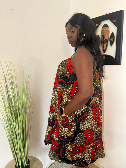 ROBE A BRETELLE MINCE EN WAX