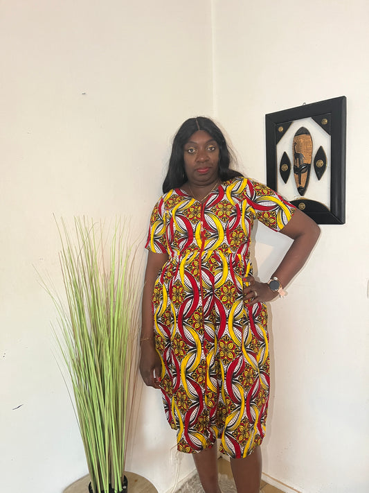 ROBE AVEC FERMETURE EN WAX
