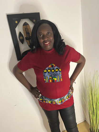 T-SHIRT MANCHE COURTE ROUGE