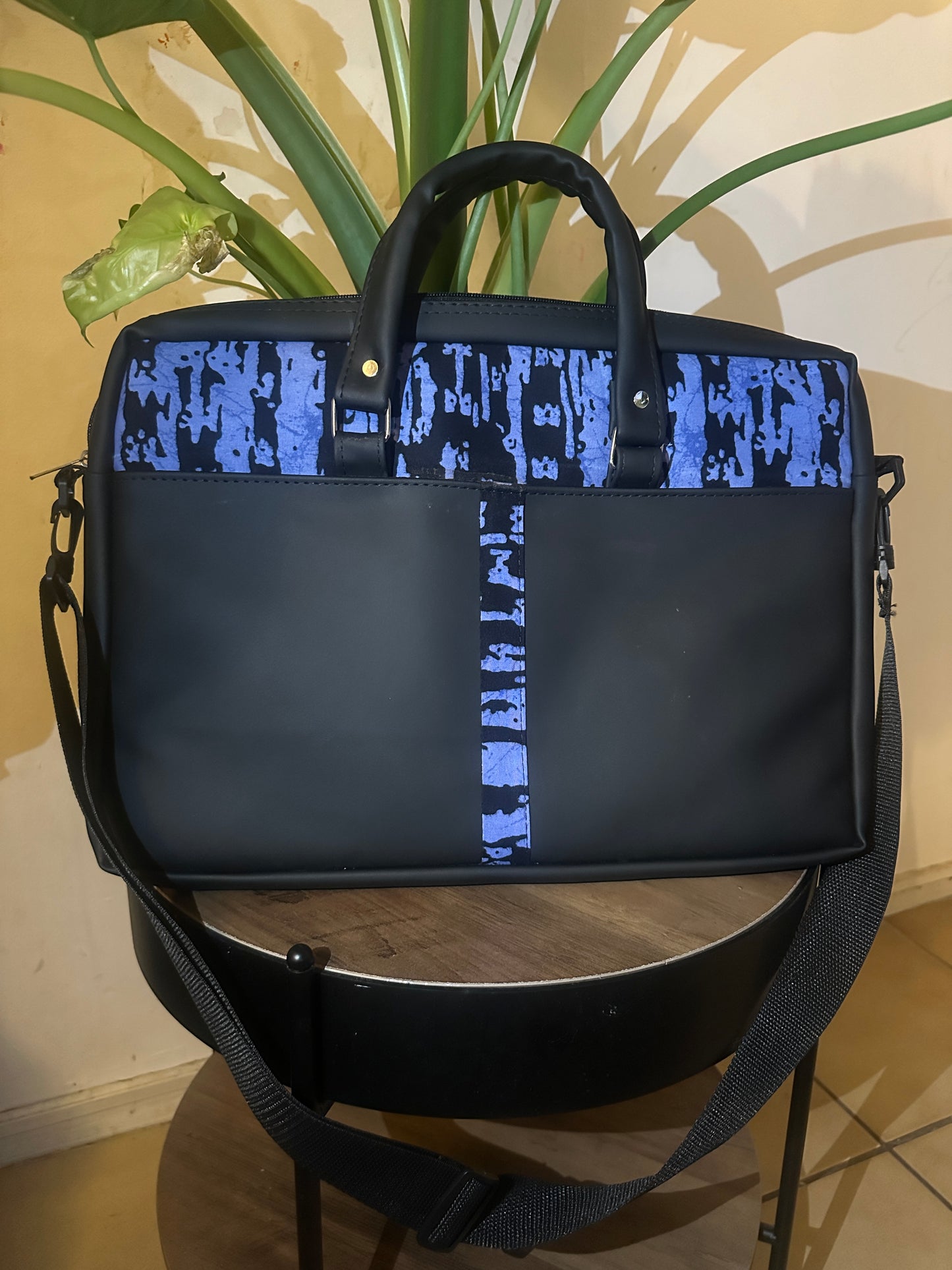 SAC D'ORDINATEUR EN PAGNE ANTIQUE ET SIMILICUIR