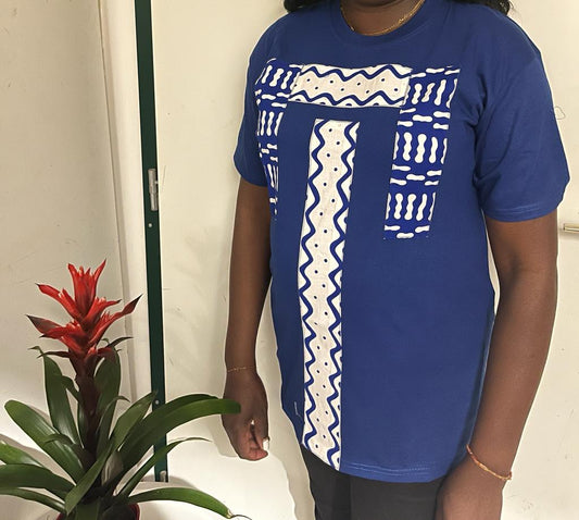 T-SHIRT MANCHE COURTE BLEU