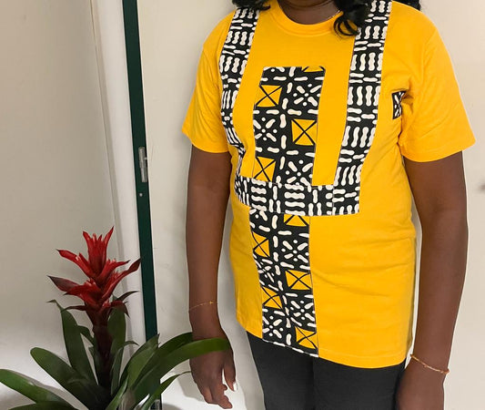 T-SHIRT MANCHE COURTE JAUNE