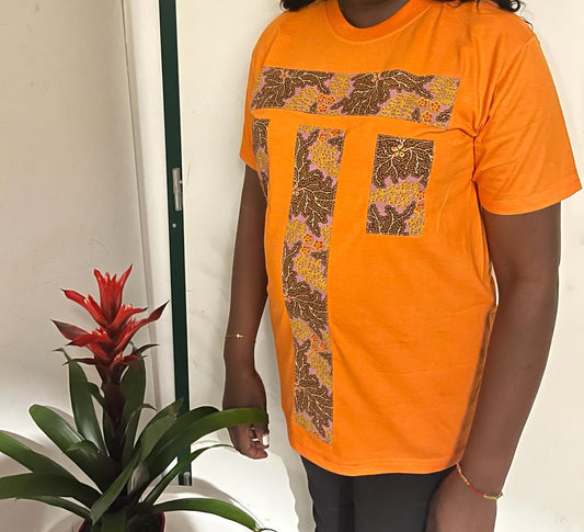 T-SHIRT MANCHE COURTE ORANGE